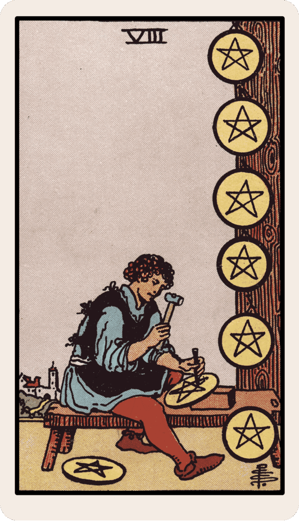 Eight of Pentacles