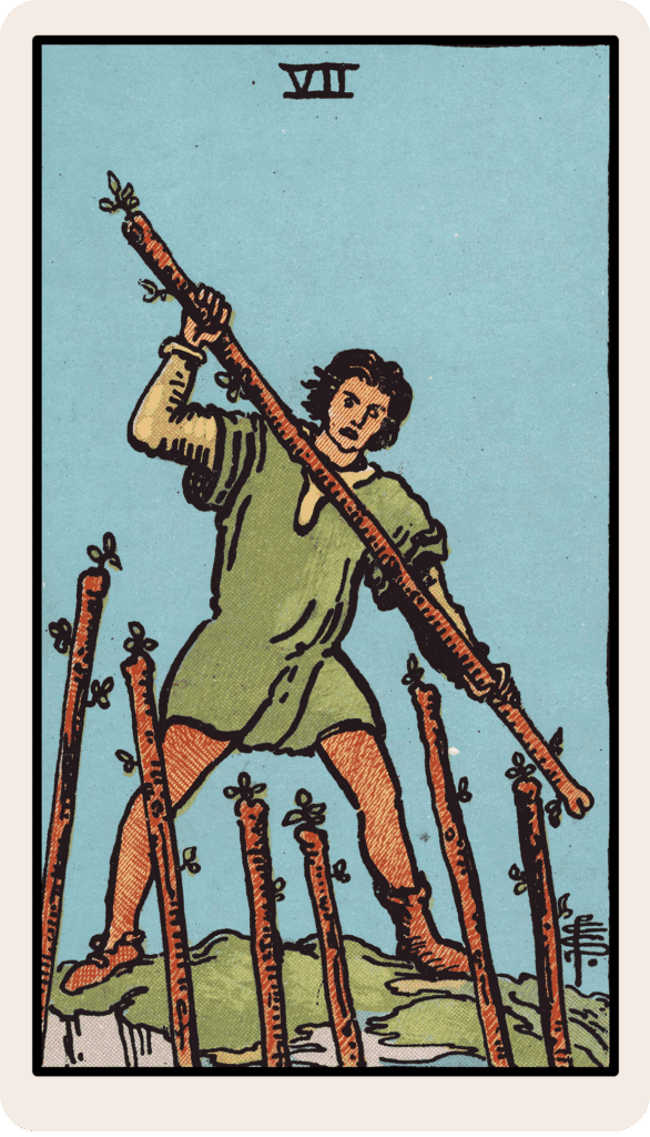 Seven of Wands
